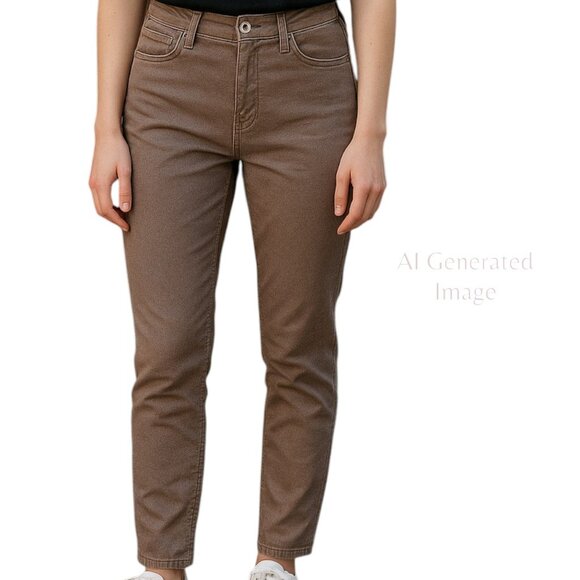 Adriano Goldschmied Girl TWIGGY SLEEK SUPER SKINNY Shimmery Rose Smoke Jean 16 - Picture 1 of 10